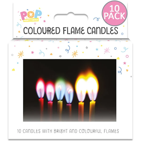Rainbow Birthday Candles
